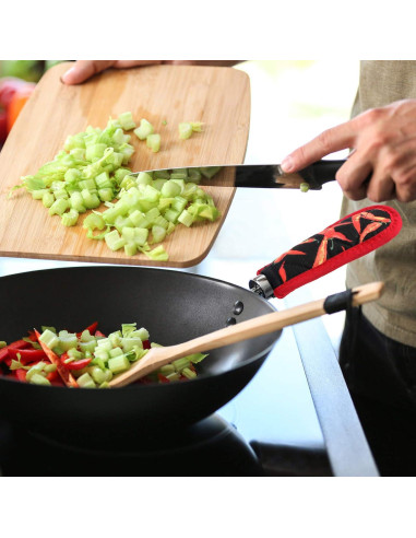 Fundas para Mangos de Sartén Patelai 4 Pcs Algodón Antideslizantes