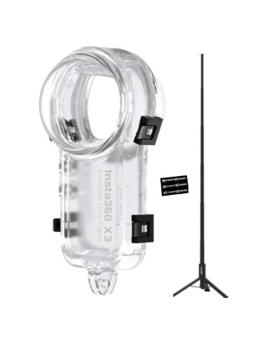 Funda Acuática Insta360 X4 360 8K para Buceo hasta 50m