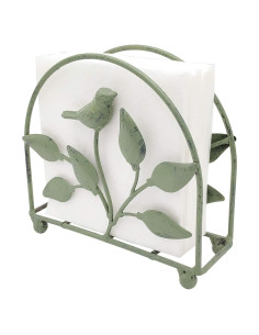 Soporte para Servilletas Owlgift Hierro Fundido Verde Rústico