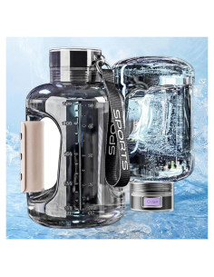 Generador de Agua de Hidrógeno VINGVO 1.5L Recargable Negro