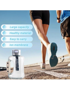 Generador de Agua de Hidrógeno VINGVO 1.5L Recargable Negro 2