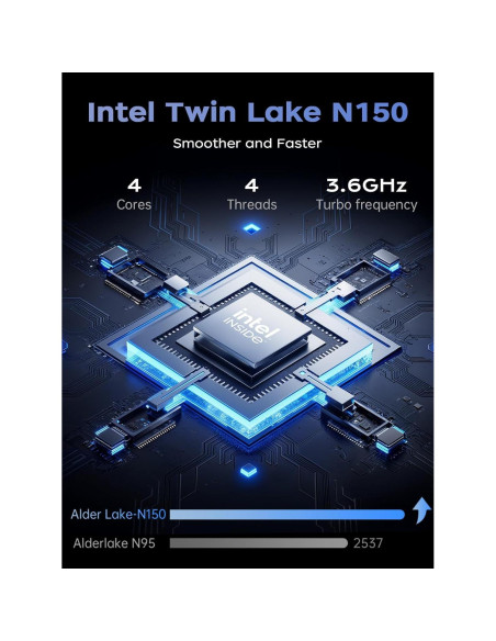 Laptop KAIGERR TX15 15.6" Intel N150 16GB RAM 512GB SSD