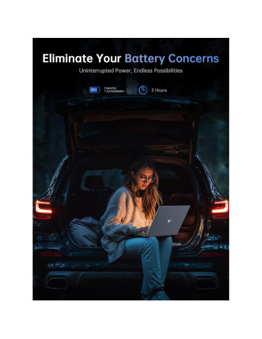 Laptop KAIGERR TX15 15.6" Intel N150 16GB RAM 512GB SSD