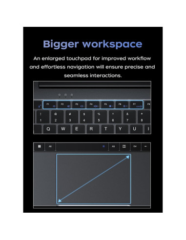 Laptop KAIGERR TX15 15.6" Intel N150 16GB RAM 512GB SSD