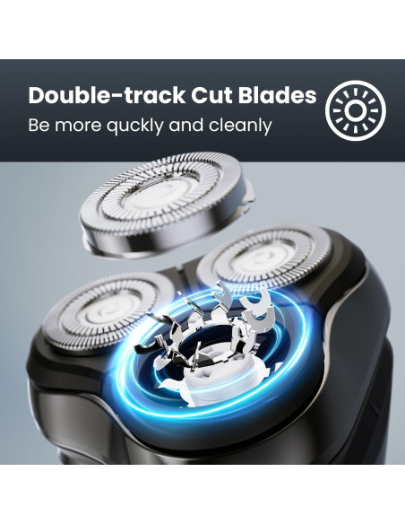 Afeitadora Eléctrica SHPAVVER Rs8993 Impermeable Inalámbrica