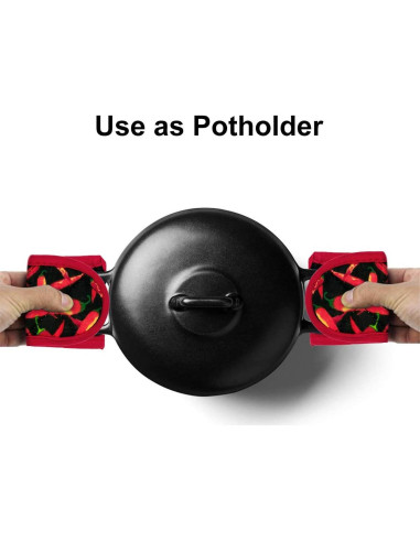 Cubiertas para Mangos de Sartén de Hierro Fundido Evoio - 2 Piezas