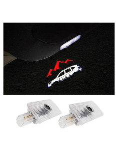 Luces de Logo LED para Puertas de Coche uunonaha Forester 2 Pcs