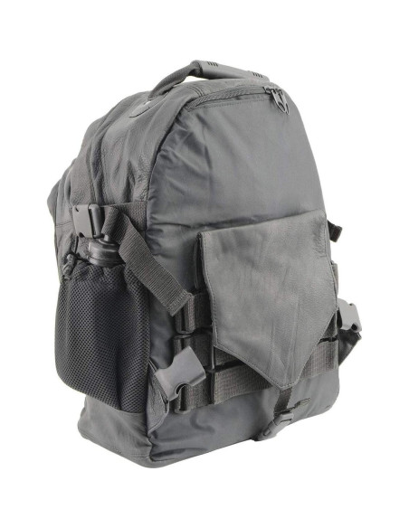 Bolsa y Respaldo de Motocicleta Milwaukee Leather SH54401 - Cuero Negro