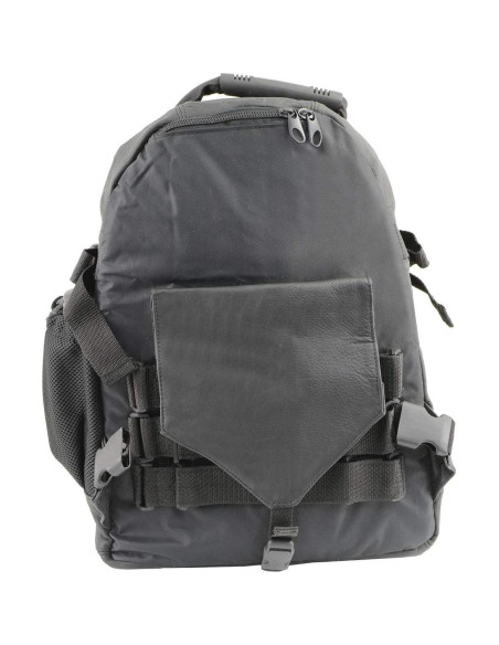 Bolsa y Respaldo de Motocicleta Milwaukee Leather SH54401 - Cuero Negro