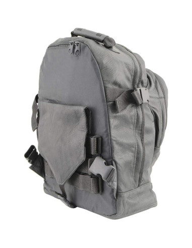 Bolsa y Respaldo de Motocicleta Milwaukee Leather SH54401 - Cuero Negro