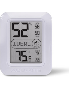 Termómetro e Higrómetro Digital AcuRite 01131M Blanco - Precisión Alta 2