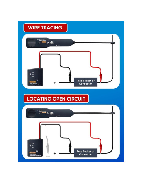 Localizador de Circuitos Chazcool EM415PRO 6-42V Herramienta