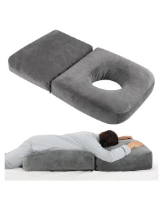 Almohada de Embarazo WOODWORD 115 cm Ajustable y Desmontable