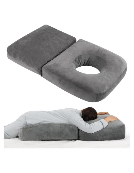 Almohada de Embarazo WOODWORD 115 cm Ajustable y Desmontable Almohada de Embarazo WOODWORD 115 cm Ajustable y Desmontable