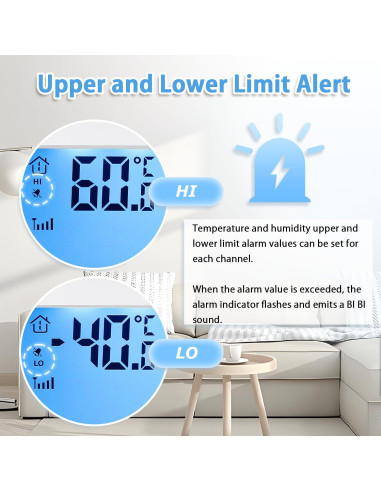 Estación Meteorológica Inalámbrica Moongiantgo con 3 Sensores