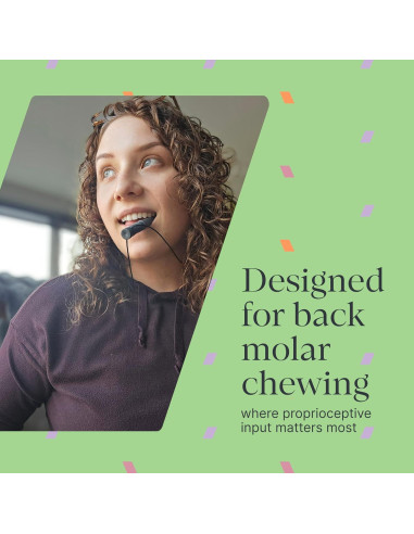 Collar Masticable ARK Bite Saber XT Verde Azulado 10.16 cm