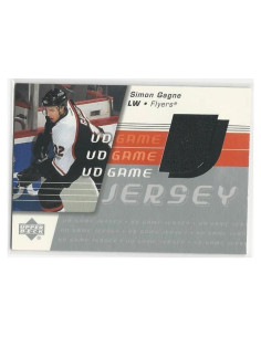 Tarjeta de Hockey Simon Gagne Upper Deck 2003 Philadelphia Flyers