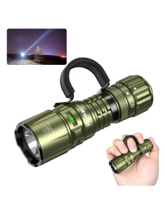 Linterna Táctica LED Wurkkos TD07 1300 Lúmenes Verde Oliva