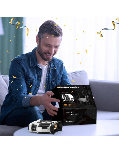 Gafas de Visión Nocturna 4K LEEDEER con Rango 396m y Batería 5000mAh