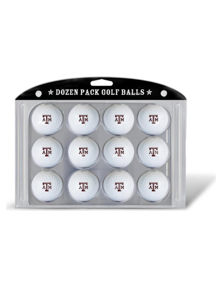 Pelotas de Golf Team Golf NCAA Texas A&M Aggies, Paquete de 12