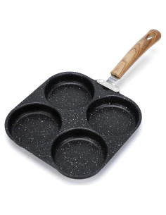 Sartén Antiadherente JORMEY para 4 Huevos - Aluminio 35.56 cm