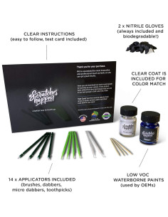 Kit de Pintura de Retoque ScratchesHappen Platino Duna 44ml 2