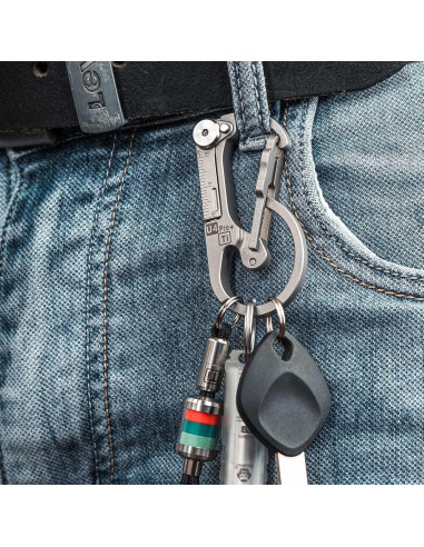 Carabinero Multiherramienta RovyVon U4 Pro Plus de Titanio