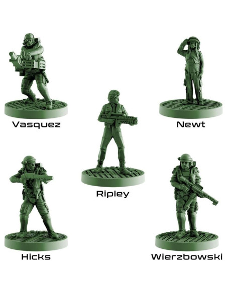 Miniaturas RPG Aliens Battlefront - 15 Figuras 30mm Sin Pintar Miniaturas RPG Aliens Battlefront - 15 Figuras 30mm Sin Pintar