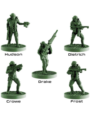 Miniaturas RPG Aliens Battlefront - 15 Figuras 30mm Sin Pintar