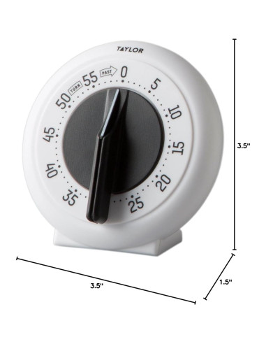 Temporizador Mecánico Taylor 60 Minutos Alarma Fuerte