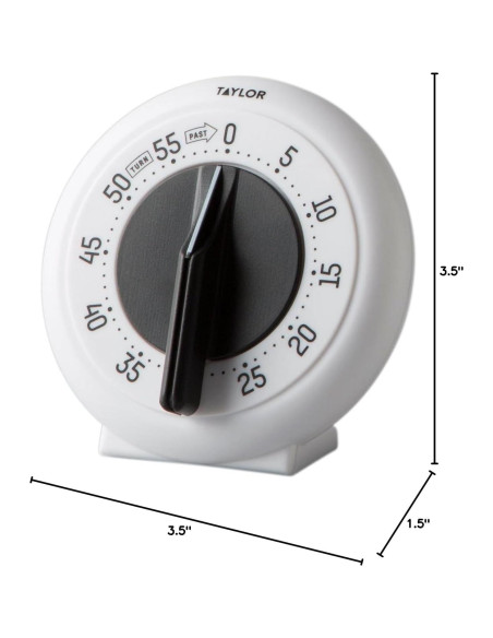 Temporizador Mecánico Taylor 60 Minutos Alarma Fuerte