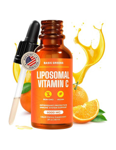 Líquido de Vitamina C Liposomal 6000mg Basic Greens - 60ml