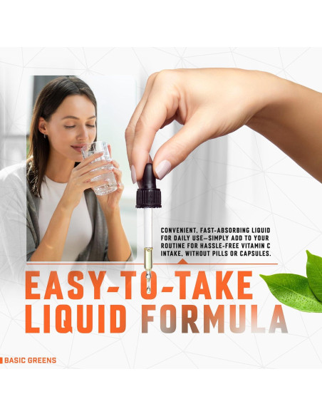 Líquido de Vitamina C Liposomal 6000mg Basic Greens - 60ml