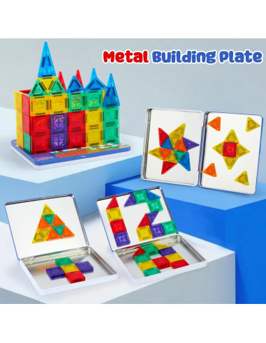 Set de 58 Mini Azulejos Magnéticos Gemmicc para Niños