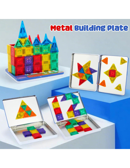 Set de 58 Mini Azulejos Magnéticos Gemmicc para Niños