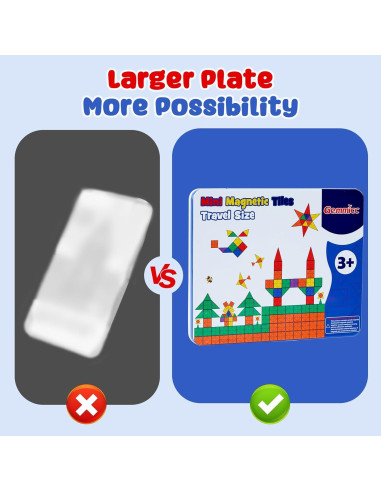 Set de 58 Mini Azulejos Magnéticos Gemmicc para Niños