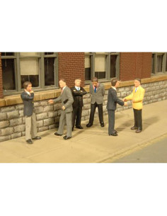 Figuras en Miniatura Empresarios Bachmann Escala O 6 Piezas 2
