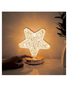 Lámpara Estrella Táctil Recargable JINGWEN 15.5x17cm