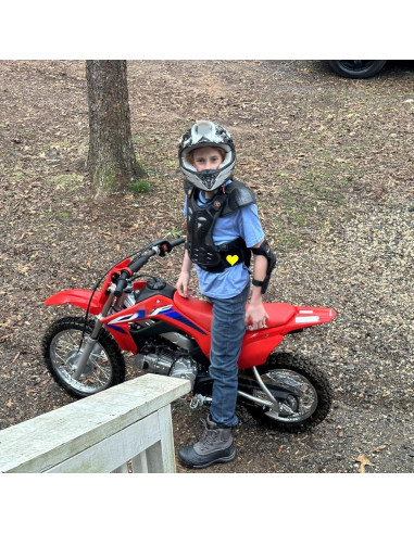 Protector de Pecho RIDBIKER para Niños 3-12 años Ajustable