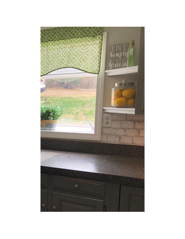 Estante de esquina blanco ZGZD - Juego de 2 estantes de pared