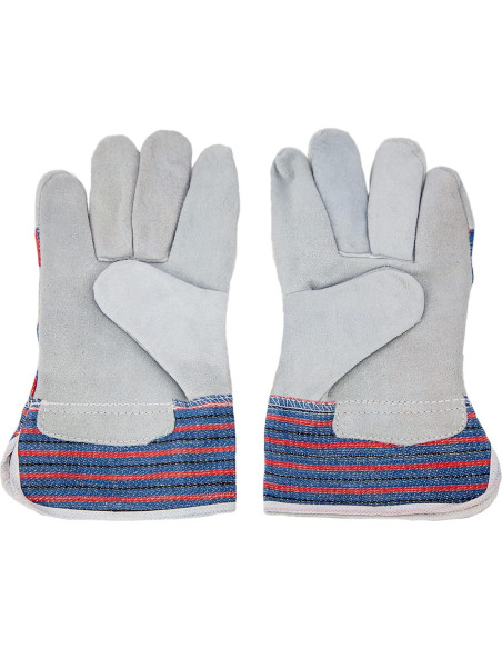 Guantes de Seguridad de Cuero Dividido Bison Life - 3 Paquetes Guantes de Seguridad de Cuero Dividido Bison Life - 3 Paquetes