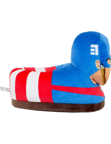 Pantuflas Marvel Capitán América Happy Feet - Adultos y Niños