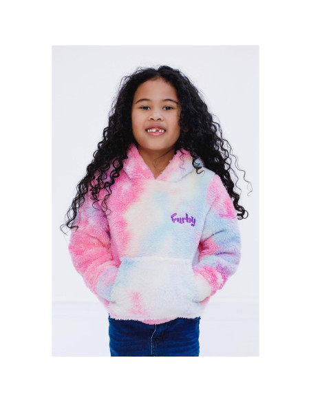 Sudadera con Capucha Furby Hasbro Niñas 10-12 Teñido Anudado