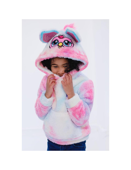 Sudadera con Capucha Furby Hasbro Niñas 10-12 Teñido Anudado