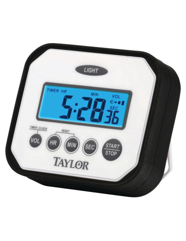 Temporizador Digital Taylor Pro Splash, Resistente IP65, Blanco