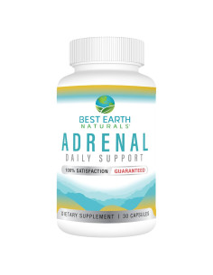 Suplemento Adrenal Mejores Naturales 30 Cápsulas - Albahaca Sagrada, Vitaminas B, Ashwagandha