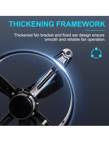 Ventilador de Ático Criditpid 14" con Termostato 1240CFM