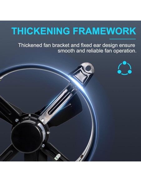 Ventilador de Ático Criditpid 14" con Termostato 1240CFM