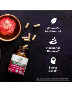 Suplemento Herbal Organic India para Mujeres - Equilibrio Hormonal, 90 Cápsulas 2