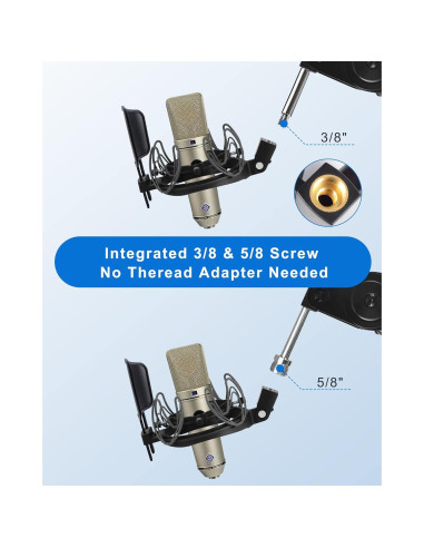 Soporte de Micrófono Universal SUUNTOK con Filtro Anti-Pop
